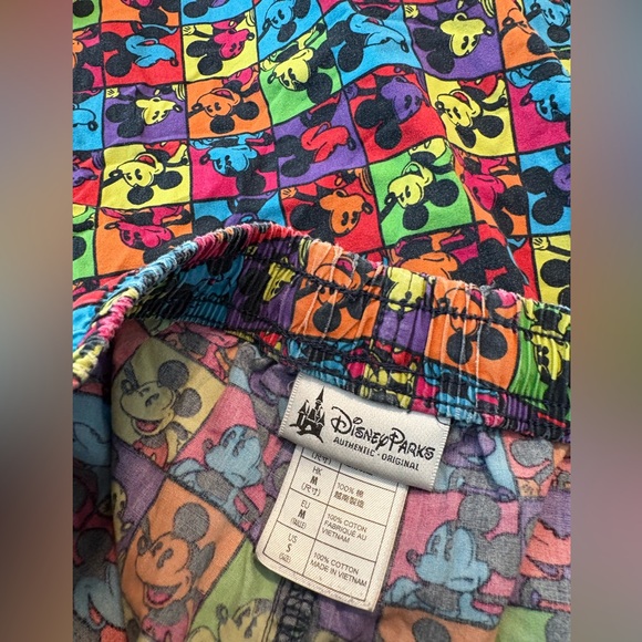 Disney Parks Mickey Mouse Photoreels Multicolor Drawstring Lounge Pajama Pants - Picture 9 of 12
